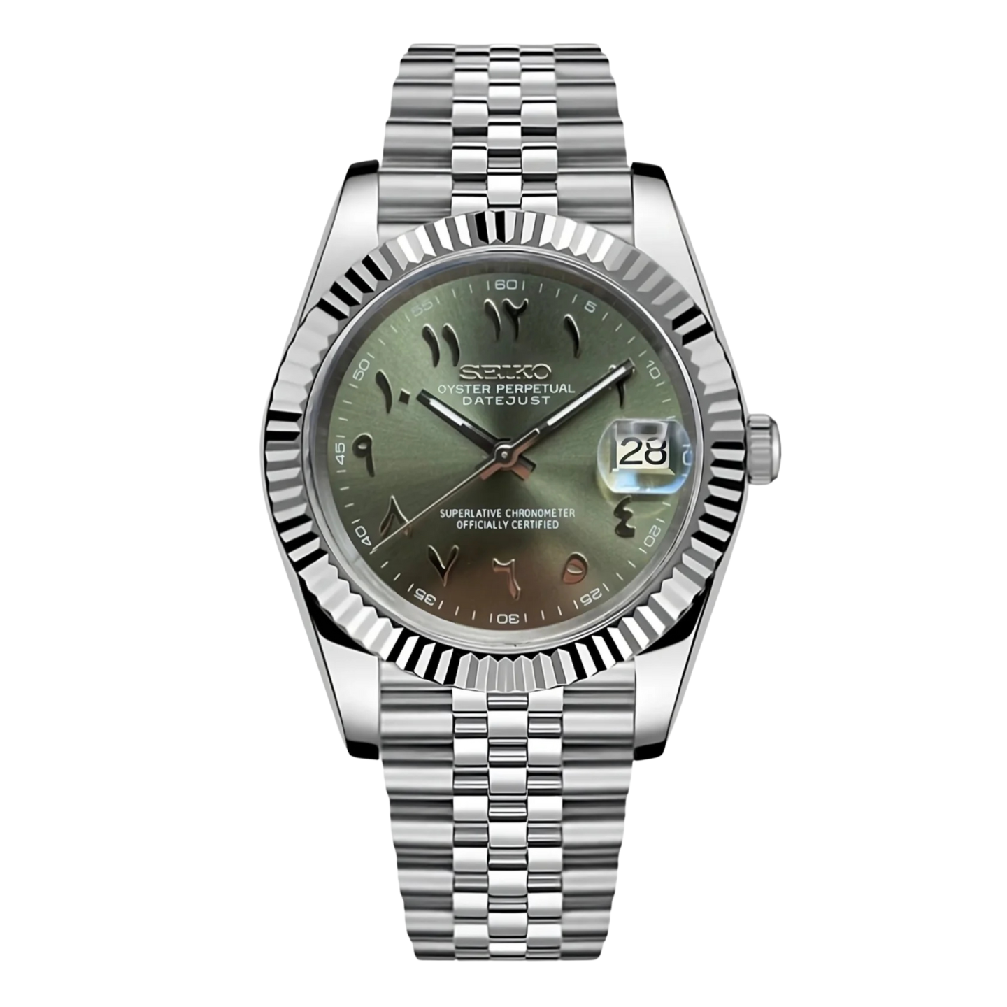 DATEJUST OLIVE GREEN ARABIC (EID)