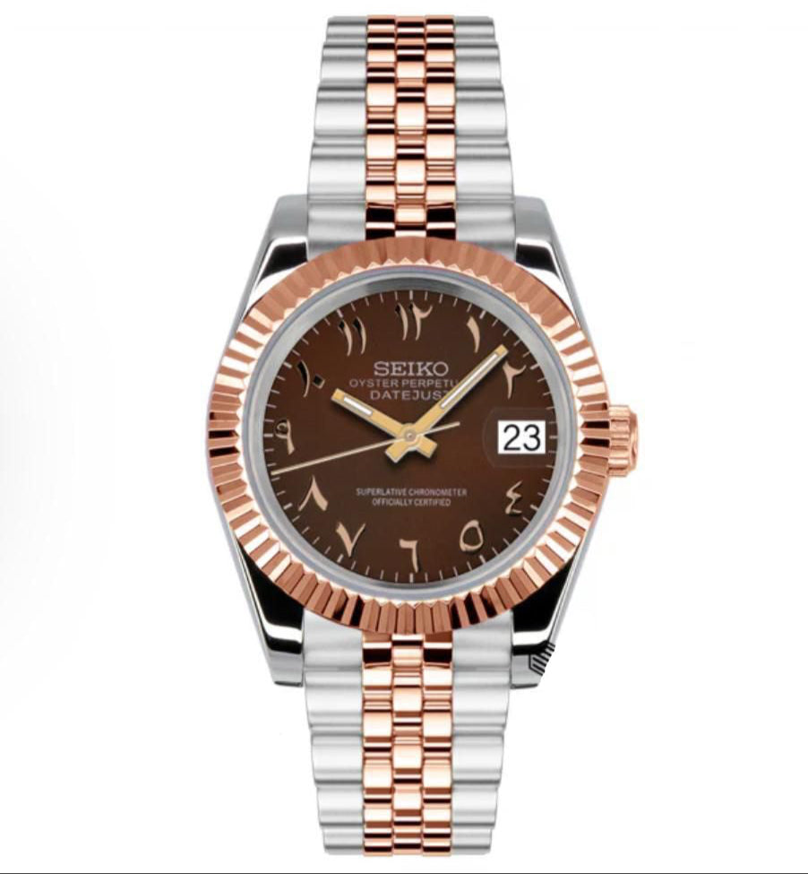 DATEJUST CHOCOLATE ROSE GOLD ARABIC (EID)