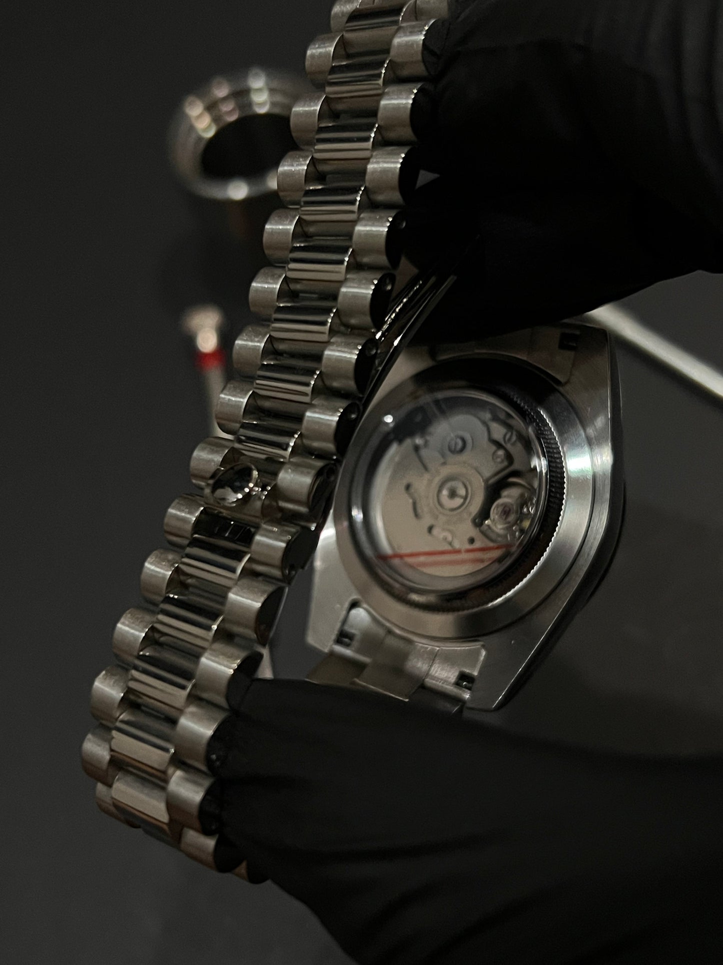 CUSTOM WATCH MOD BLACK FACE DATEJUST NH35 AUTOMATIC