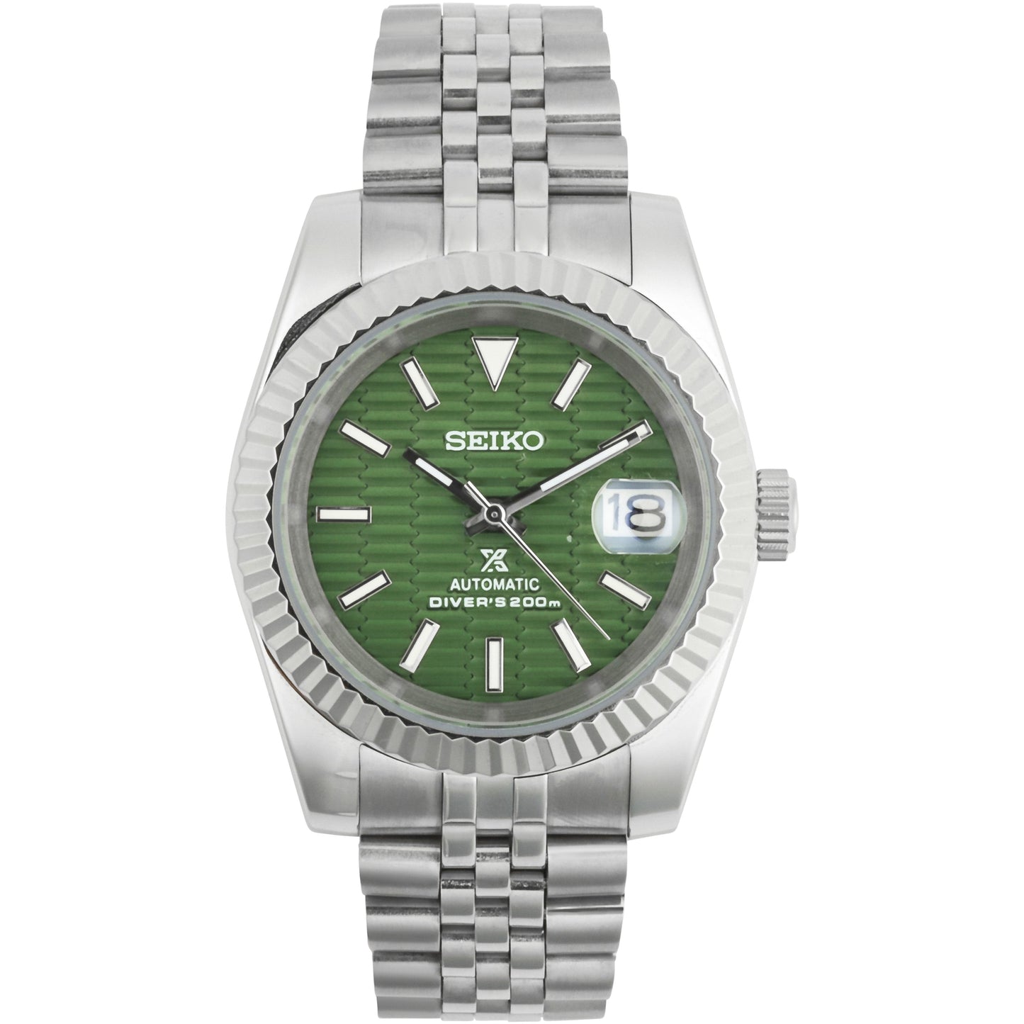 DATEJUST GREEN MOTIF