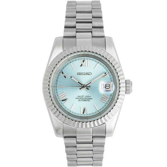 DATEJUST LIGHT BLUE ROMAN