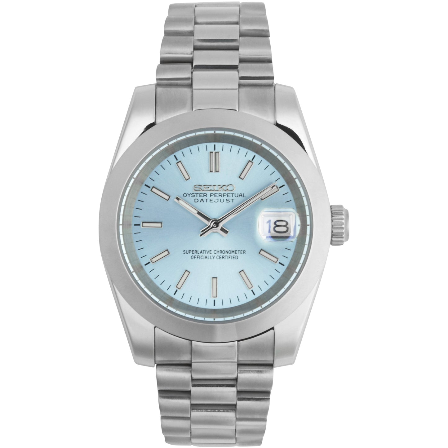 OYSTER PERPETUAL LIGHT BLUE