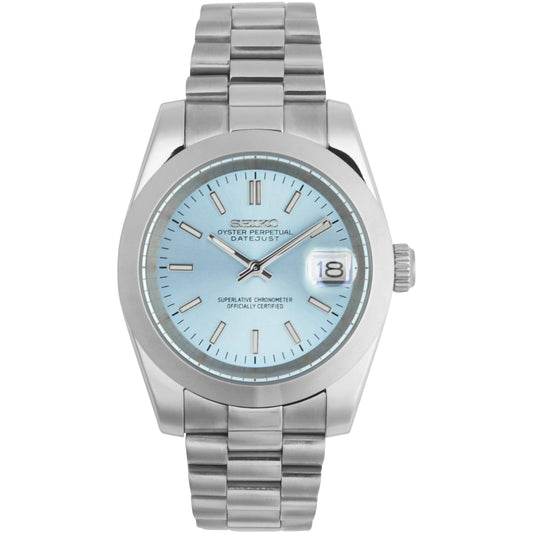 OYSTER PERPETUAL LIGHT BLUE