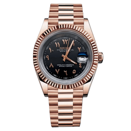 DATEJUST BLACK ROSE GOLD ARABIC (EID)